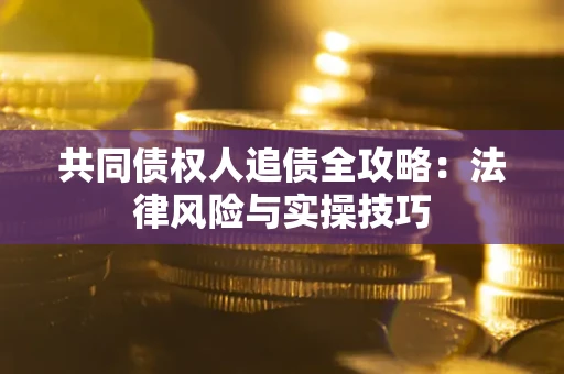 武汉共同债权人追债全攻略：法律风险与实操技巧