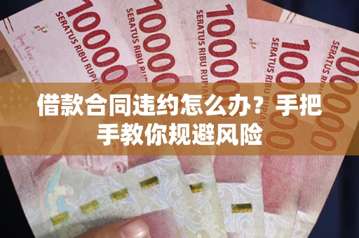 武汉借款合同违约怎么办？手把手教你规避风险