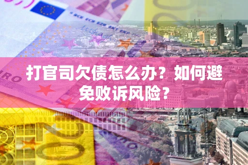武汉打官司欠债怎么办？如何避免败诉风险？