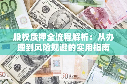 武汉股权质押全流程解析：从办理到风险规避的实用指南