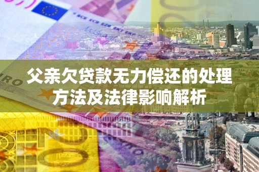 武汉父亲欠贷款无力偿还的处理方法及法律影响解析