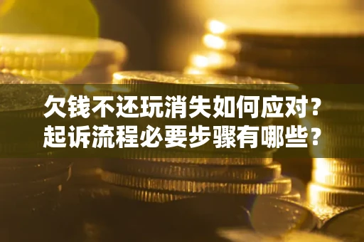 武汉欠钱不还玩消失如何应对？起诉流程必要步骤有哪些？